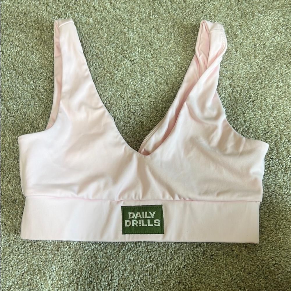Daily Drills Pink Sports Bra